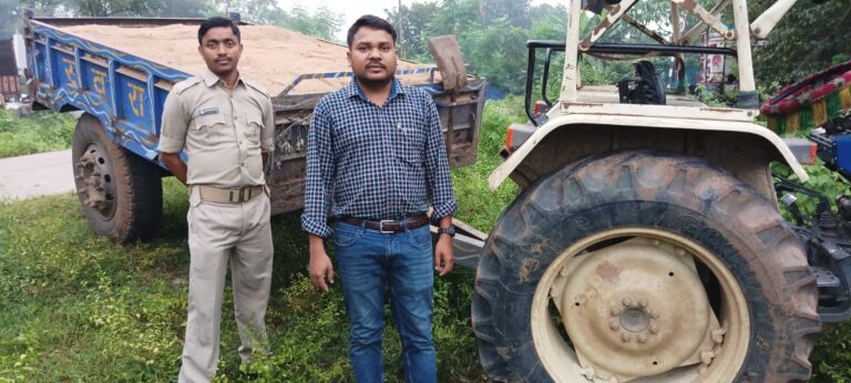 खनन विभाग ने चलाया सघन जांच अभियान।