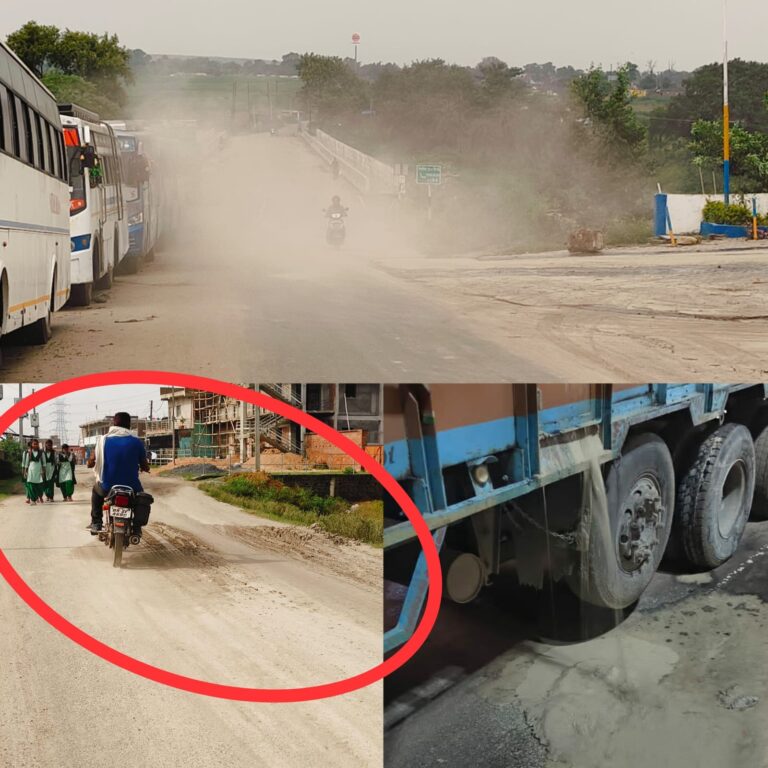 टंडवा,कल्याणपुर,पिपरवार के बाद अब टंडवा से सिमरिया मुख्य सड़क होने लगी फ्लाई ऐश की ढुलाई।