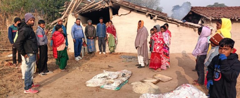 उलगड्डा पंचायत के विभिन्न टोलो में बीती रात एक हाथी ने तांडव मचाया।