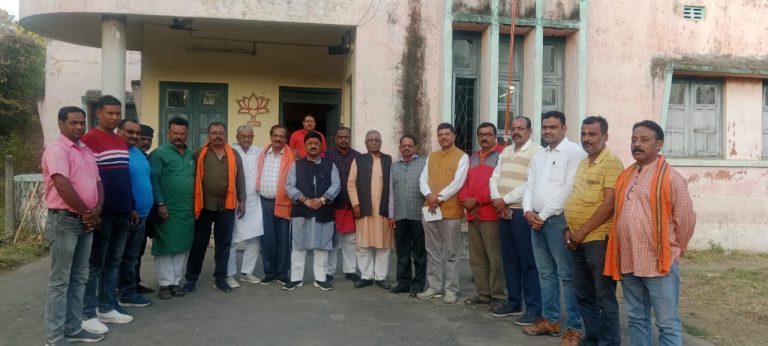 भाजपा का संगठनात्मक चुनाव कार्यशाला का आयोजन ।