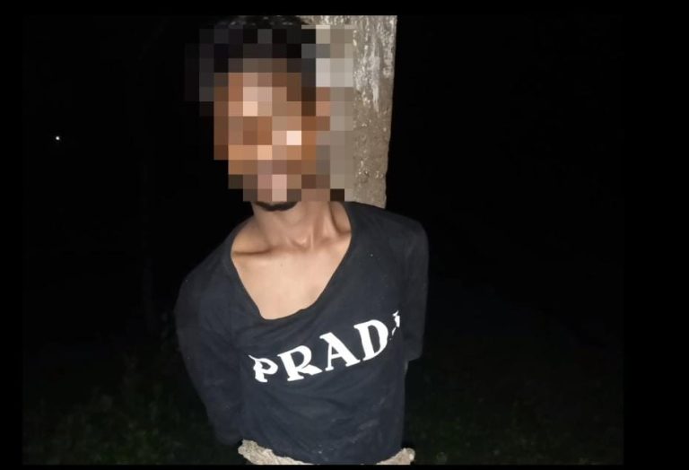 बाइक चोरी कर रहे युवक को ग्रामीणों ने दबोचकर किया पुलिस के हवाले, जांच में जुटी पुलिस।
