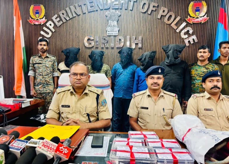 गिरिडीह पुलिस की बड़ी कार्रवाई, जमुआ में बड़ी कार्रवाई, 