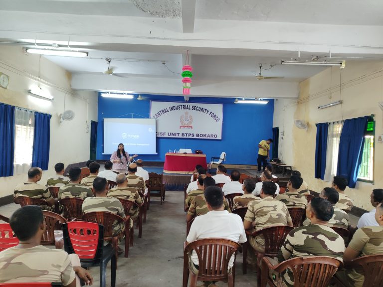 सीआईएसएफ बीटीपीएस बोकारो में मानसिक स्वास्थ्य पर जागरूकता कार्यक्रम का आयोजन 