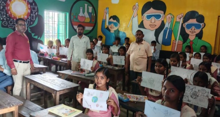 उच्च विद्यालय होसिर में चित्रकला एवं पोस्टर मेकिंग प्रतियोगिता का आयोजन,