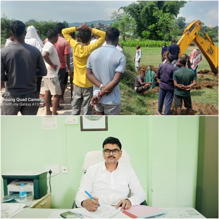 सिंघानी छठ घाट अतिक्रमण विवाद: दबंगों ने की सरकारी टीम और पत्रकारों से बदसलूकी, ग्रामीणों ने की सख्त कार्रवाई की मांग।