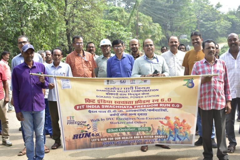 फिट इंडिया फ्रीडम रन के तहत पूरे बोकारो थर्मल कॉलोनी में पैदल यात्रा..!