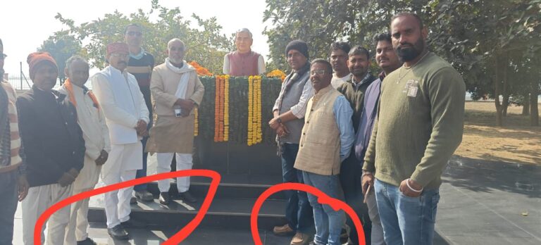 अटल परिसर टंडवा में धूमधाम से मनाया गया पूर्व प्रधानमंत्री अटल जी का 101वां जयंती