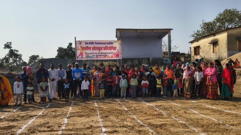 वसंत महोत्सव के उपलक्ष्य में किया गया खेल कूद का आयोजन।