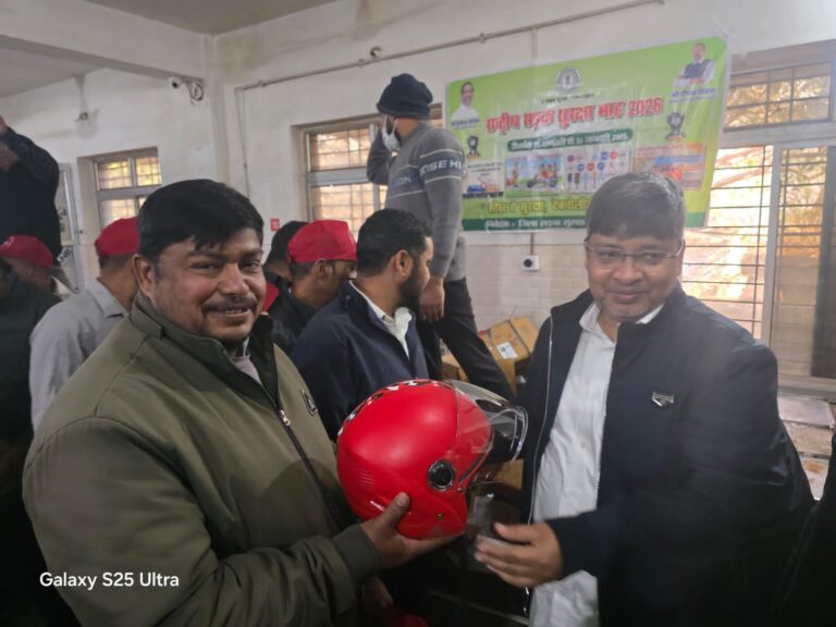 राष्ट्रीय सड़क सुरक्षा माह 2026 के तरह गिरिडीह जिले के सरिया में “रक्तदान” का आयोजन किया गया।