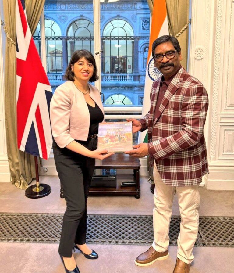 Chief Minister Hemant Soren Meets UK Minister Seema Malhotra to Deepen Jharkhand UK Cooperation
