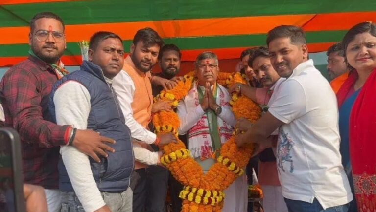 भाजपा प्रदेश अध्यक्ष आदित्य साहू का गिरिडीह में स्वागत, कहा- ‘परिवारवाद और वंशवाद से मुक्त है हमारी पार्टी