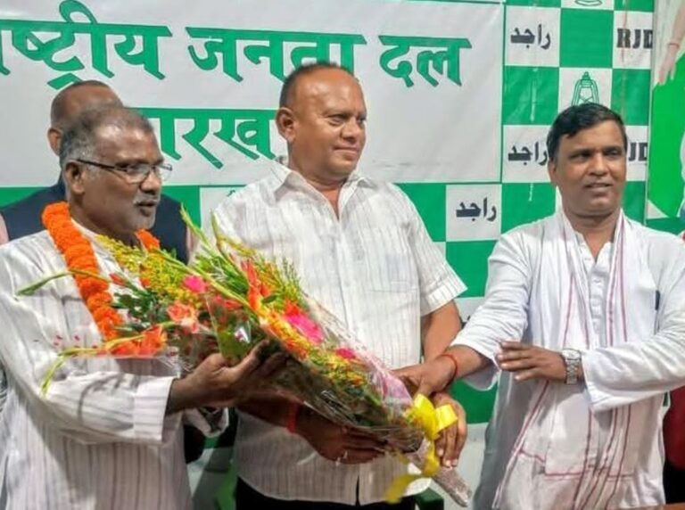 राजद पिछड़ा प्रकोष्ठ के प्रदेश अध्यक्ष सुनील साहू का चतरा और लातेहार जिला प्रवास