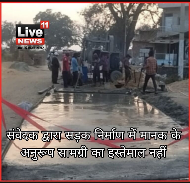 कान्हाचट्टी प्रखण्ड के सायलबगीचा स्थित नदी पर सड़क निर्माण में हो रही है धांधली