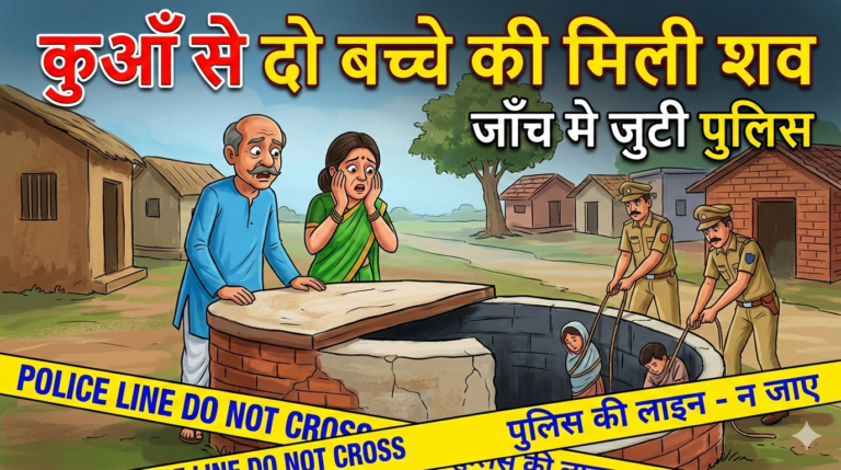 कुआँ से दो बच्चे की मिली शव, जाँच मे जुटी पुलिस 