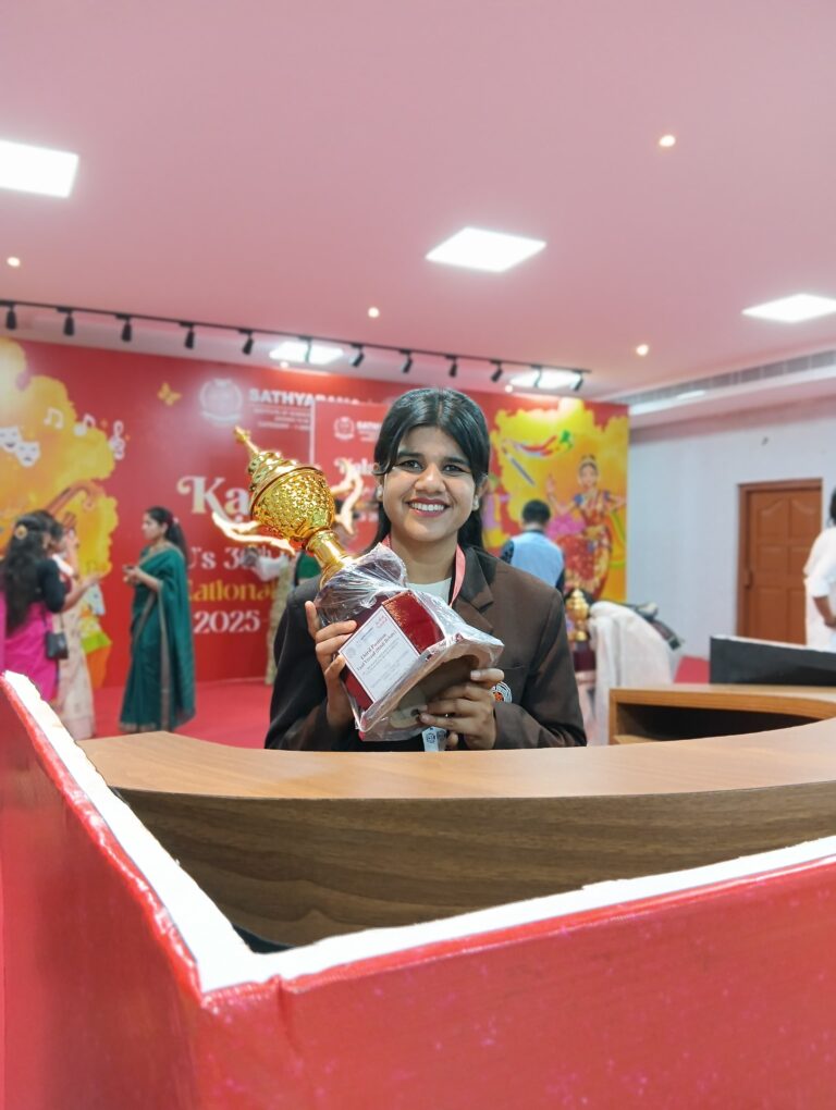 आर के महिला महाविद्यालय की छात्राओं का राष्ट्रीय स्तर पर बेहतर प्रदर्शन रहा
