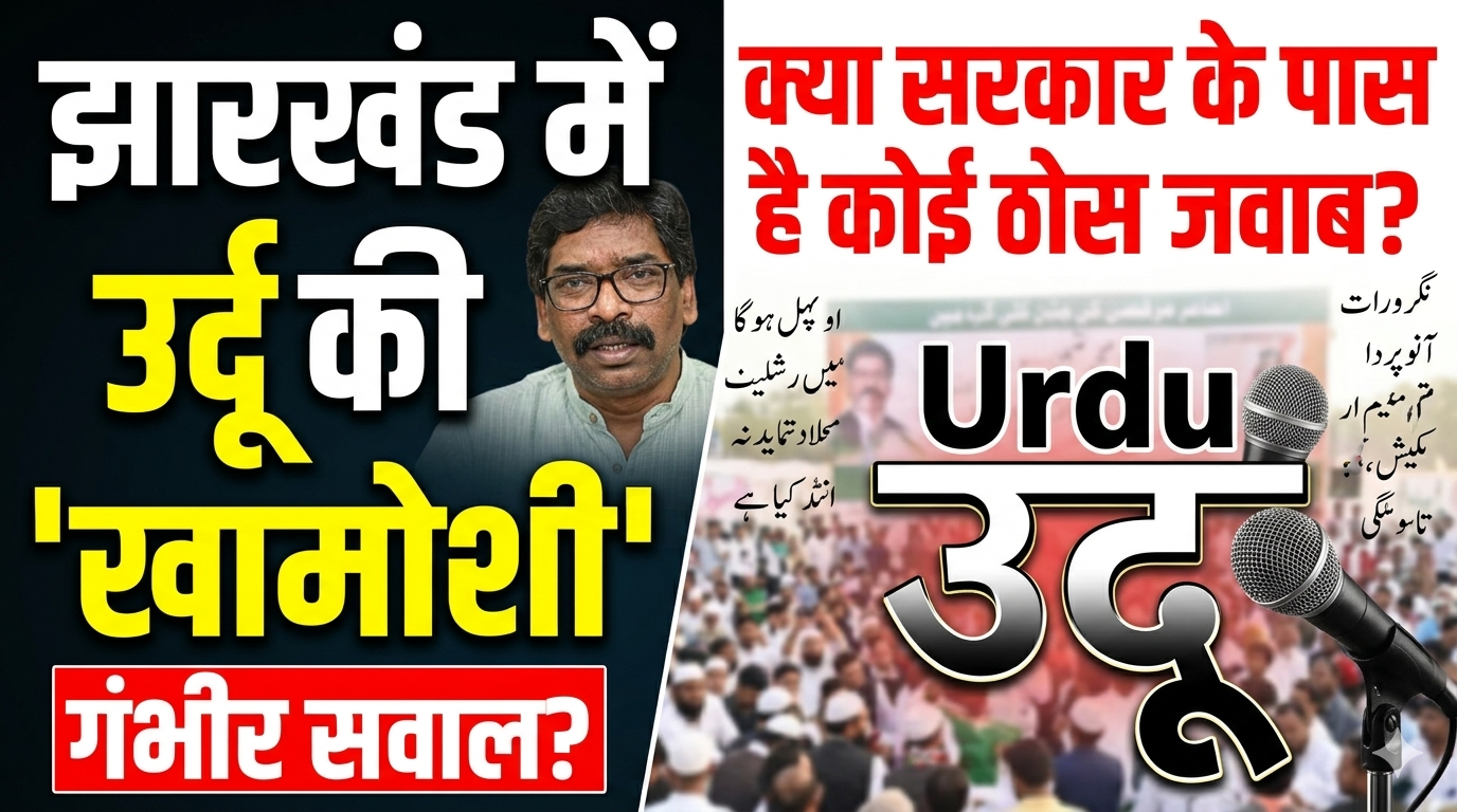 झारखंड में उर्दू की ‘खामोशी’: क्या सरकार के पास है कोई ठोस जवाब?