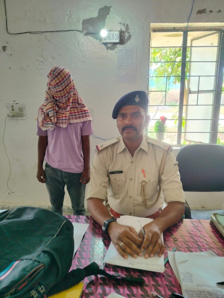 चोरी के आरोपी क़ो गिरफ्तार कर भेजा गया जेल 