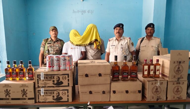 एनटीपीसी खैरा थाना पुलिस का एक्शन: हुंडई कार से शराब की खेप पकड़ी गई, तस्करी नेटवर्क खंगालने में जुटी पुलिस