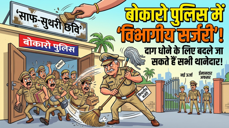बोकारो पुलिस में बड़े ‘विभागीय सर्जरी’ की दरकार, दाग धोने के लिए बदले जा सकते हैं कई थानेदार!