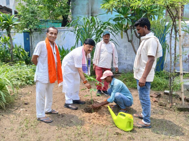 विश्व पर्यावरण दिवस पर 16वीं लोकसभा सांसद रविंद्र कुमार पांडे ने फुसरो आवास में किया वृक्षारोपण, कहा- शुद्ध वातावरण के लिए पेड़ लगाना जरूरी