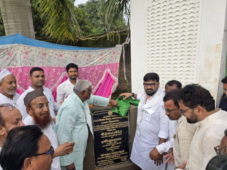 तोपचांची में ₹4.53 करोड़ की लागत से बनने वाले 100 शैय्या अल्पसंख्यक बालिका छात्रावास का हुआ शिलान्यास